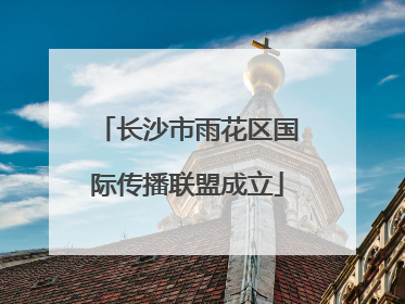 长沙市雨花区国际传播联盟成立